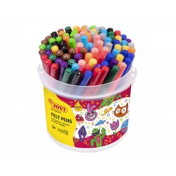 Carioci lavabile Jovi, 12 culori, set 96 buc