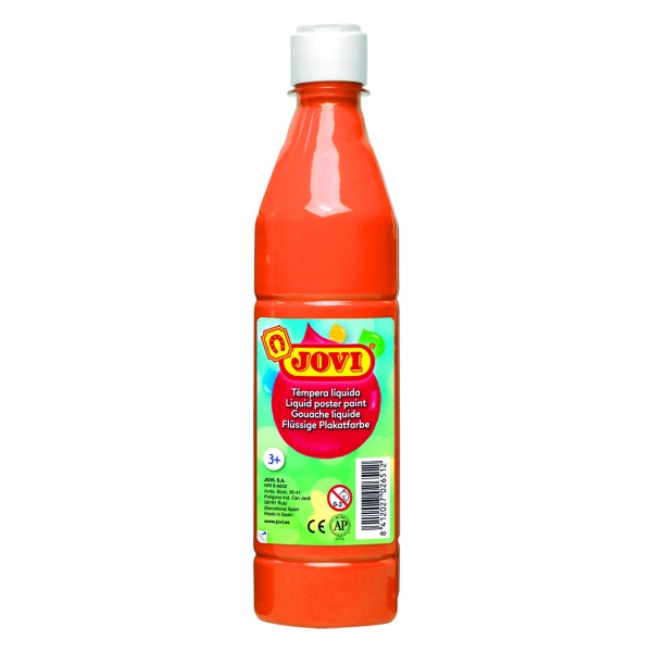 Tempera lichida portocalie 500 ml/sticla Jovi