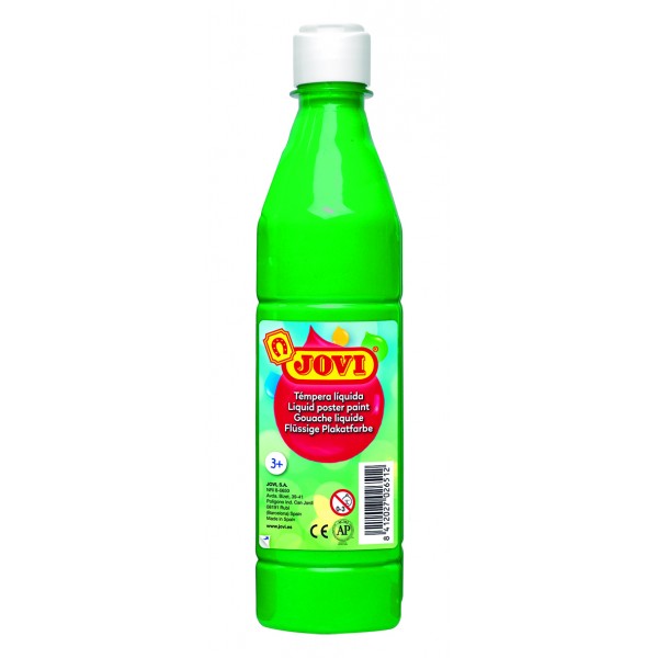 Tempera lichida verde deschis 500 ml/sticla Jovi
