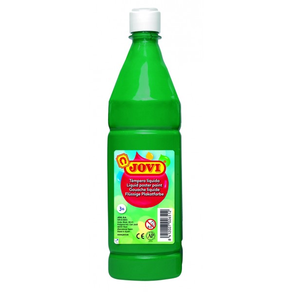 Tempera lichida verde inchis 1000 ml/sticla Jovi