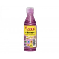 Tempera lichida cu sclipici Jovi, roz, 250 ml