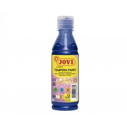 Tempera lichida cu sclipici Jovi, albastru, 250 ml