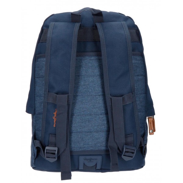 Rucsac adaptabil 42 cm Pepe Jeans Quilted bleumarin