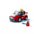 Set constructie masina de pompieri cu 1 figurina 105 piese Prico