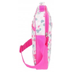 Geanta umar fete Movom Confeti fuchsia, 38x28x6 cm