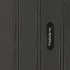 Troler mediu ABS 4 roti Movom Wood negru, 65x45x28 cm