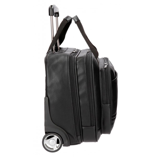 Troler pilot cu compartiment laptop 43 cm Movom Texas negru