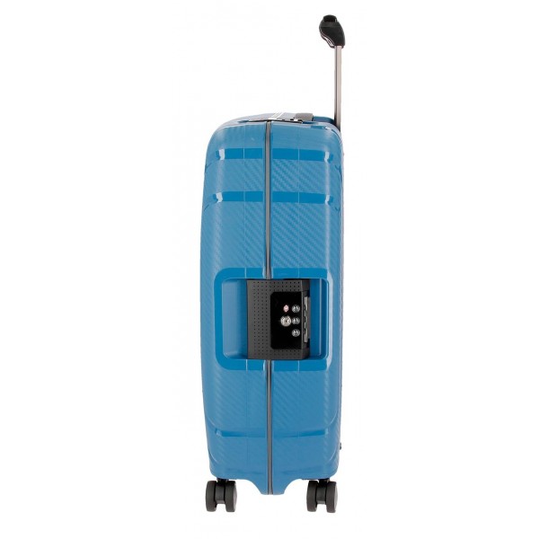 Troler polipropilena 55 cm 4 roti Movom Newport albastru