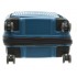 Troler polipropilena cu compartiment laptop 55 cm albastru petrol Davidts Wallaby