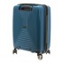 Troler polipropilena cu compartiment laptop 55 cm albastru petrol Davidts Wallaby