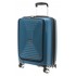 Troler polipropilena cu compartiment laptop 55 cm albastru petrol Davidts Wallaby