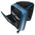 Troler polipropilena cu compartiment laptop 55 cm albastru petrol Davidts Wallaby