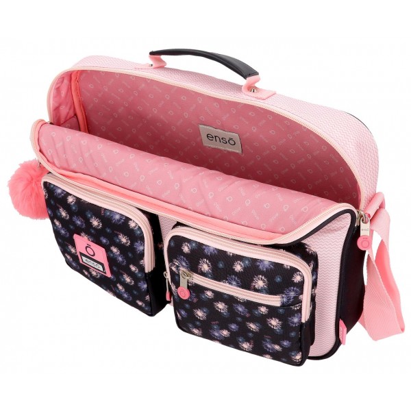 Geanta scoala fete Enso Daisy, 38x28x6 cm Geanta scoala fete Enso Daisy, 38x28x6 cm