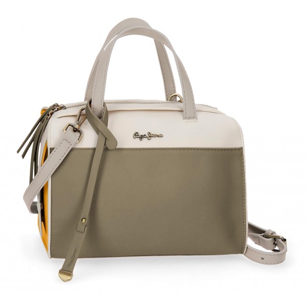 Geanta mana dama Pepe Jeans Mona verde, 28x21x14 cm
