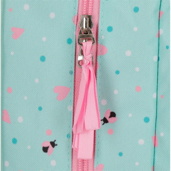 Rucsac fete scoala Movom Flower Pot,material reciclat, 31x42x13 cm