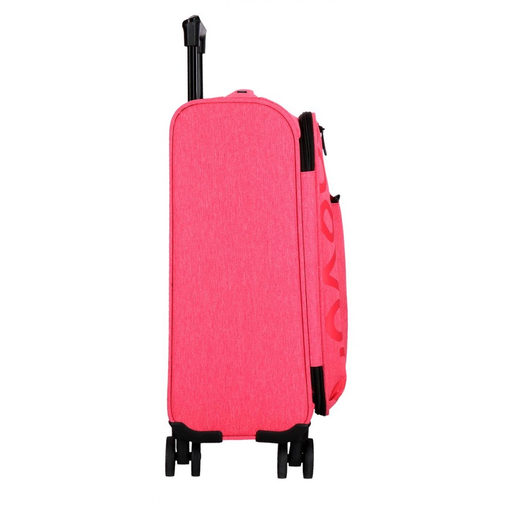 Troler cabina soft Movom Oslo roz, 55x40x20 cm