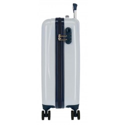 Troler copii, Disney Frozen 2 Awesome moves, ABS, valiza mica, albastru deschis, 55x34x20 cm