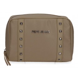 Borseta dama, Pepe Jeans Roxanne, bej inchis, 17x20x8 cm