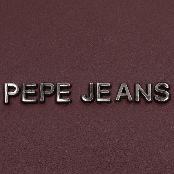 Geanta umar dama Pepe Jeans Bloat bordo, 16x26x7 cm