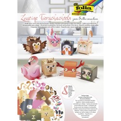 Set creativ cu forme pretaiate, pentru 8 cutii, Folia