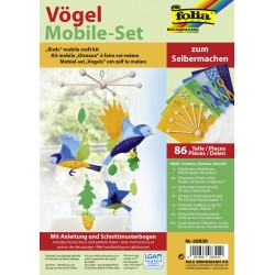 Set creativ carusel Pasari, 86 piese, Folia