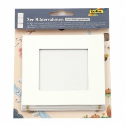 Rame fotografii, in set de 3 piese personalizabile, Folia