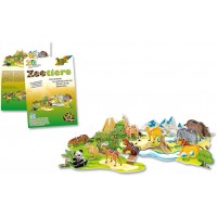 Model logic 3D animale din gradina zoologica Folia