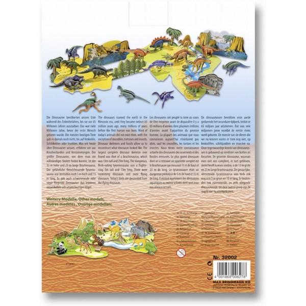 Model logic 3D dinozauri Folia