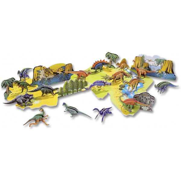 Model logic 3D dinozauri Folia