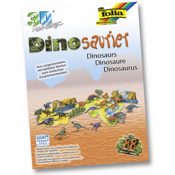 Model logic 3D dinozauri Folia