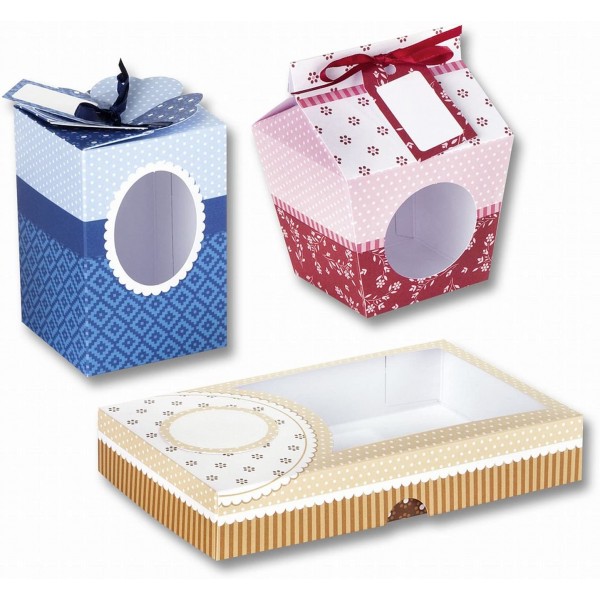 Set creativ cutii pentru cadou, set 9 bucati Folia