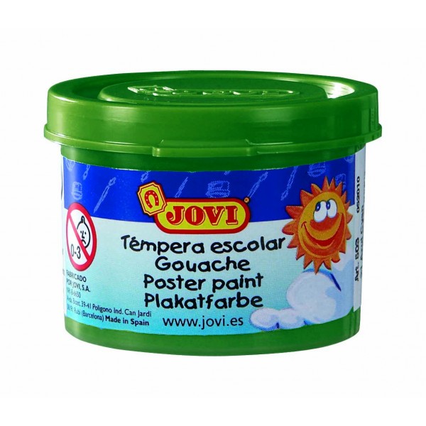 Set tempera scoala 35ml 5buc/set, verde inchis JOVI