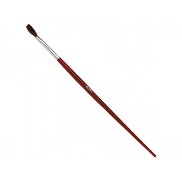 Pensule plate din par natural de porc 12 buc/set nr 8 Jovi