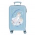 Troler copii, Disney Frozen Adventure of my mind, ABS, valiza mica, albastru deschis, 55x34x20 cm