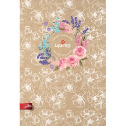 Set 10 caiete A4, 40 file, hartie 80 g ivory, Lipa Mill Natural, matematica