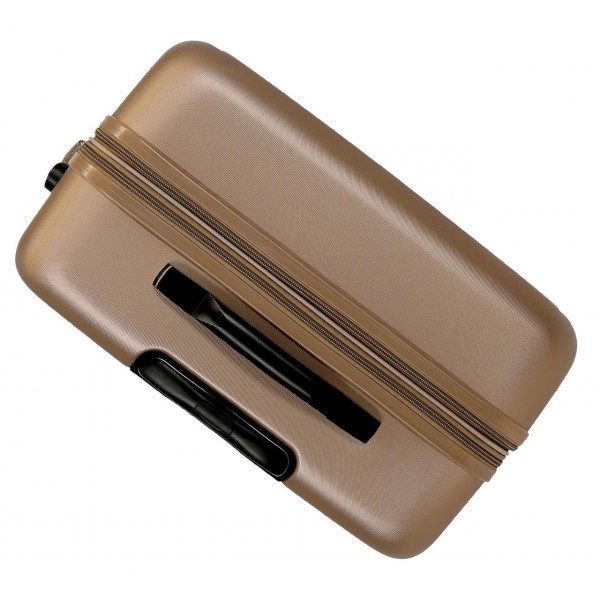 Troler mare ABS, Roll Road Camboya, sampanie, 53x78x31 cm