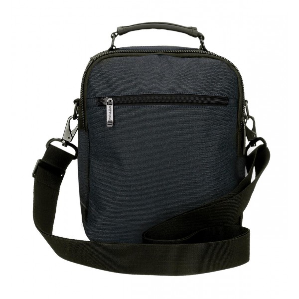 Geanta umar barbati, 2 compartimente Movom Trimmed, bleumarin, 20x25x12 cm