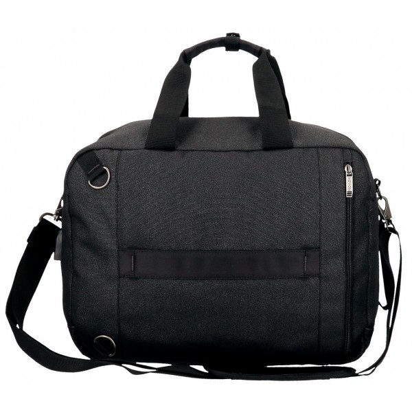 Rucsac - Geanta voiaj adaptabila, benzi elastice, Movom Trimmed, neagra, 40x30x20 cm