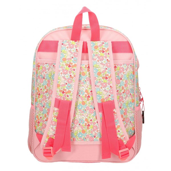 Ghiozdan scoala fete, Minnie Florals 30x38x12 cm