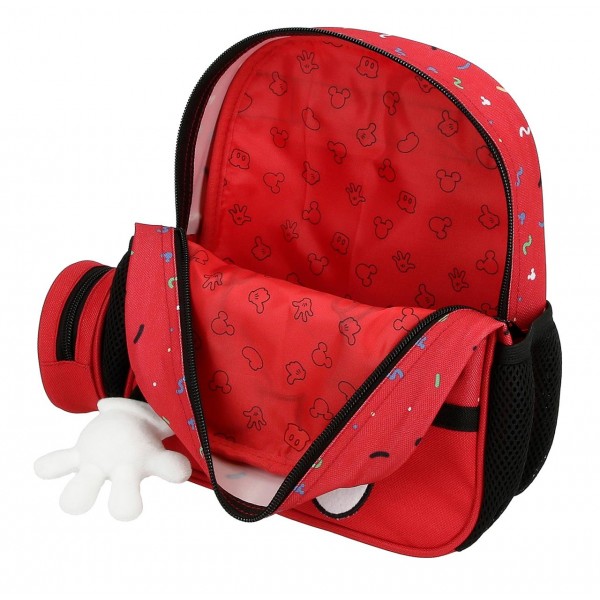 Ghiozdan gradinita Mickey Thing, 23x25x10 cm