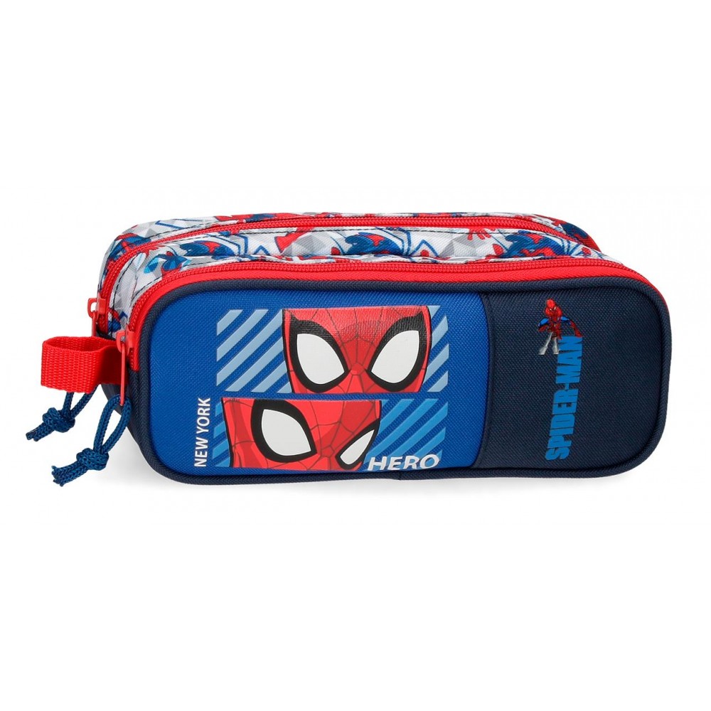Penar baieti 2 compartimente, Spiderman Hero, 23x9x7 cm