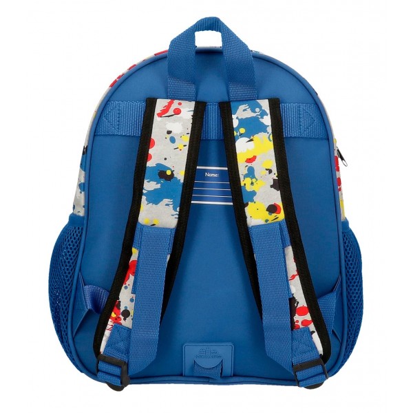 Ghiozdan adaptabil clasa 0, Mickey Colour Mayhem, 27x33x11 cm