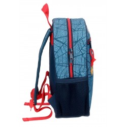 Ghiozdan gradinita baieti Spiderman Denim, 23x28x10 cm