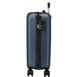 Troler copii, Enso Travel Time, ABS, valiza mica, bleumarin, 38x55x20 cm