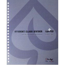 Notebook studentesc Social Sciences cu spira dubla 320 pagini Lippa Mill