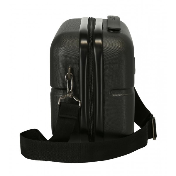 Geanta calatorie ABS, Pepe Jeans Laila, negru, 29x21x15 cm
