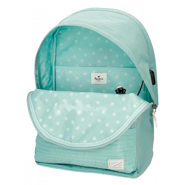 Rucsac adaptabil scoala fete, compartimente laptop/tableta, Pepe Jeans Jane, 31x44x15 cm