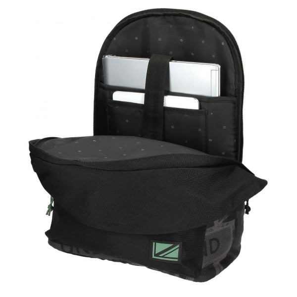 Rucsac baieti, 2 compartimente, compartimente laptop/tableta, Pepe Jeans Davis, 31x44x15 cm