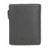 Portofel barbati, inchidere cu capsa, protectie RFID, Pepe Jeans Chief, gri inchis, 8.5x10.5x1 cm
