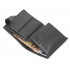 Portofel barbati, inchidere cu capsa, protectie RFID, Pepe Jeans Chief, gri inchis, 8.5x10.5x1 cm